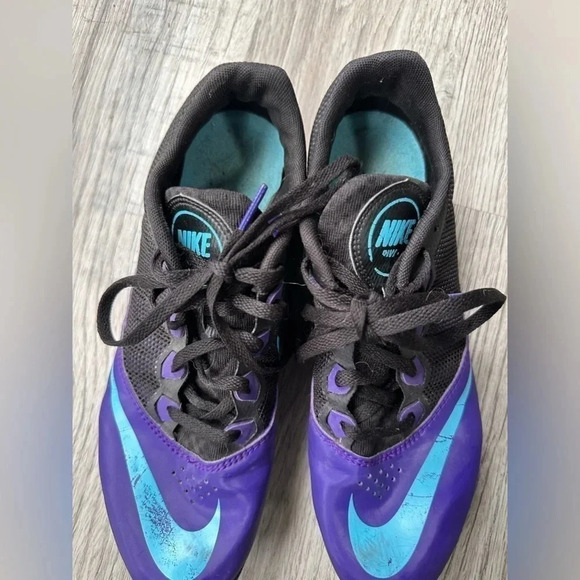 Nike track running shoes. Size 9.5. Fair/good condition for scuffs - Picture 3 of 8